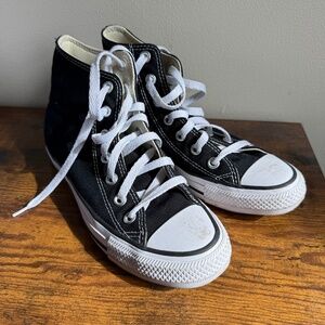 Black converse 6.5